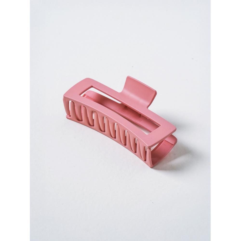 Daiso Großer quadratischer Clip Rosa