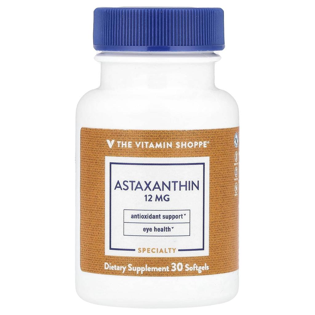 Astaxanthin, 12 mg, 30 Weichkapseln