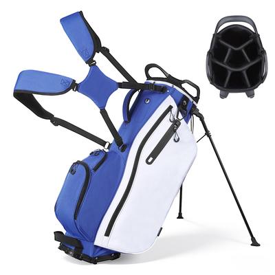 VEVOR Golf Cart Bag, 7 Way Top Divider Organizer, Club Stand Bag with Full-length Divider, Handles, Dual Support Legs, Storage Pockets