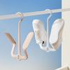Shoe Drying Rack Clothes Hanger Hook Organizer Household Space-saving Wardrobe Storage Shoe Drying Holder Plastic Storage Rack