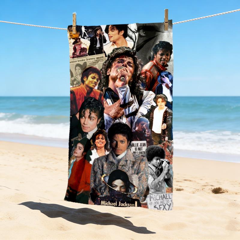 Pop Stylish Digital Printing Beach Towel Quickdrying Absorbent Blanket For Beach Pool Gym Travel