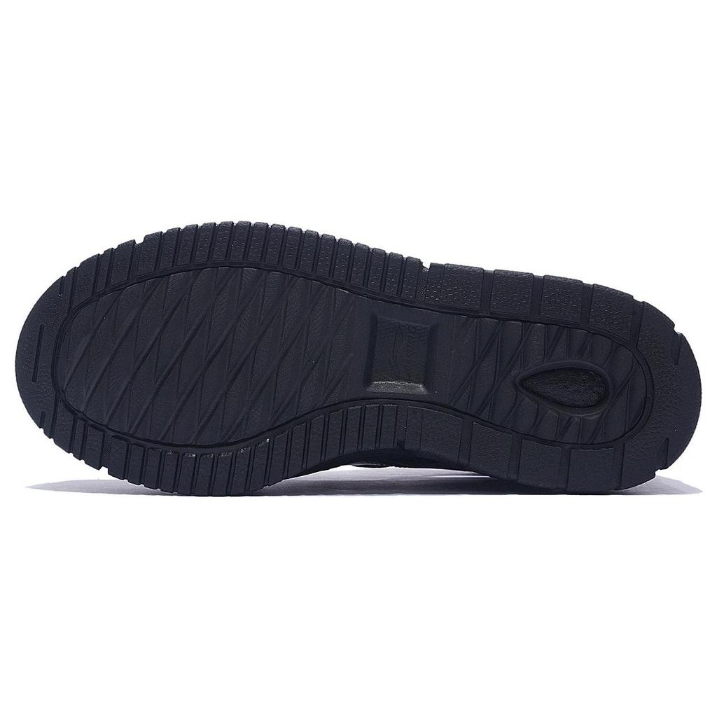 New SMFK x LiNing Wave Platform Low Top Skateboard Shoes Women's Black AGCS370-1