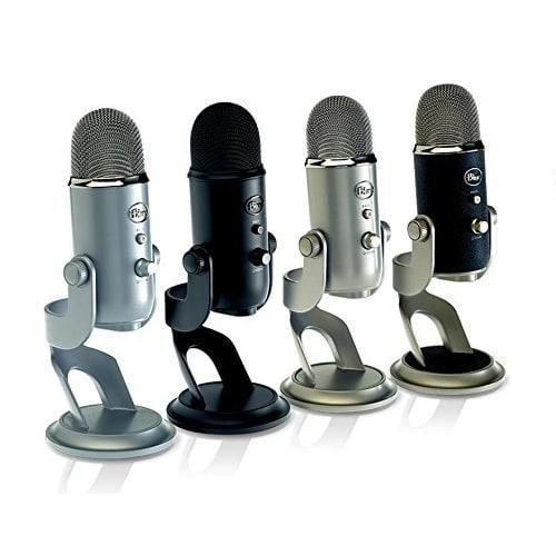 Blue Microphones Yeti USB Microphone, Black, 2070, 4 Directional Modes