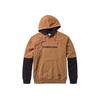 Timberland Back Embroidered Tree Logo Faux Two-Piece Hoodie Unisex Hoodies Brown A2R6P-254
