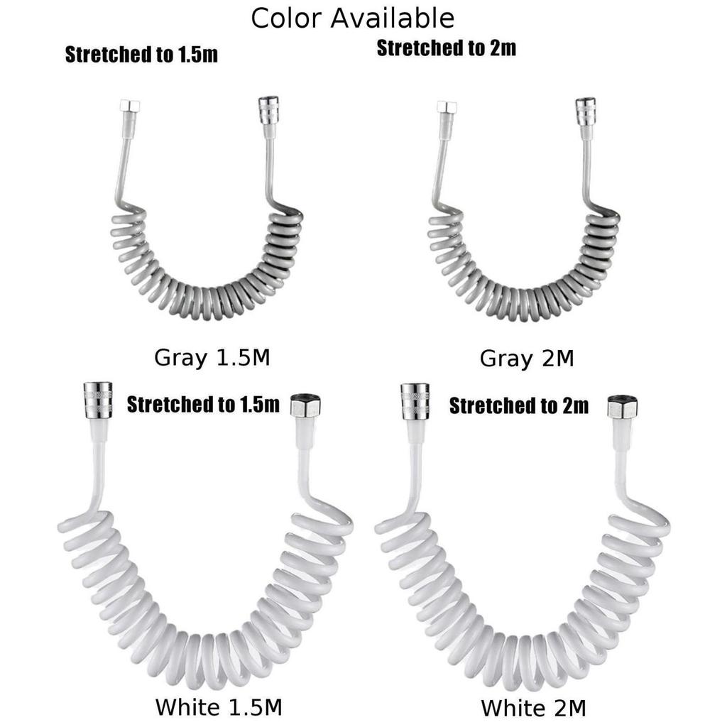 Home Shower Hose Tube Flexible Replace Bathroom Pipe