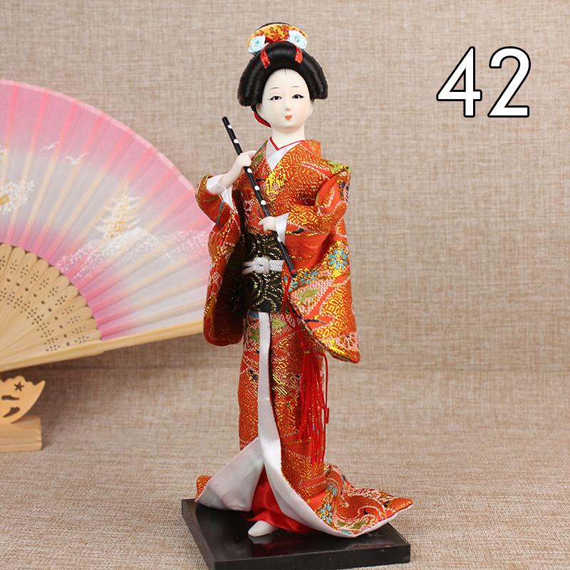 Krásné japonské figurky gejš Panenky s krásným kimonem Domácí dekorace na plochu Miniatury Kolekce ozdob z gejš Dárek