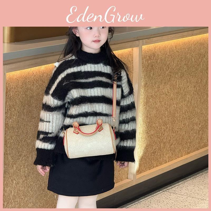 Mini Korean Stylish Girls Bucket Bag With Floral Design For Trendy Kids Fashion