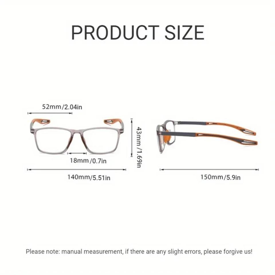 Sports Reading Glasses Men Women Ultralight Anti Blue Light Sports Glasses Presbyopia Eyeglasses Men Hyperopia Optical Eyewear