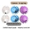 Silicone Hedgehog Anti-Tangle Laundry Ball - Soft, Magic Decontamination and Lint Removal Cleaning Solution