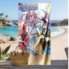 Kpop Demon Hunters Printed Beach Towel, Large Absorbent Quick Dry Towel for Summer Outdoor Swimming