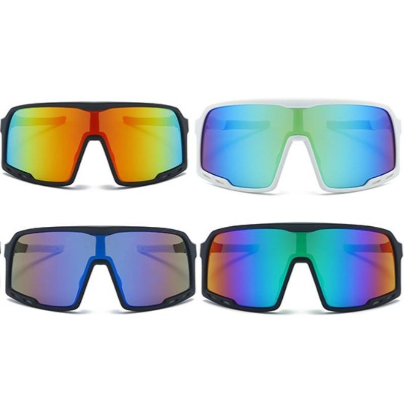 4Pcs UV400 Cycling Sunglasses Bicycle Shades Outdoor Sunglasses Bicycle Goggles Eyewear Bicycle Accessories