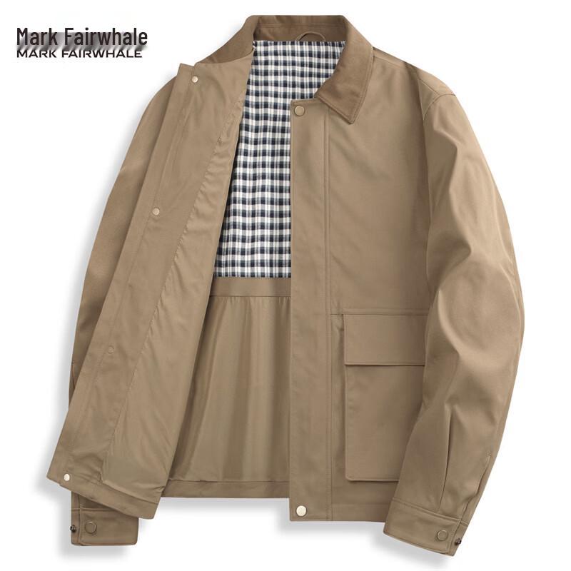 Mark Fairwhale Men s Retro Barn-Style Lapel Jacket 2XL