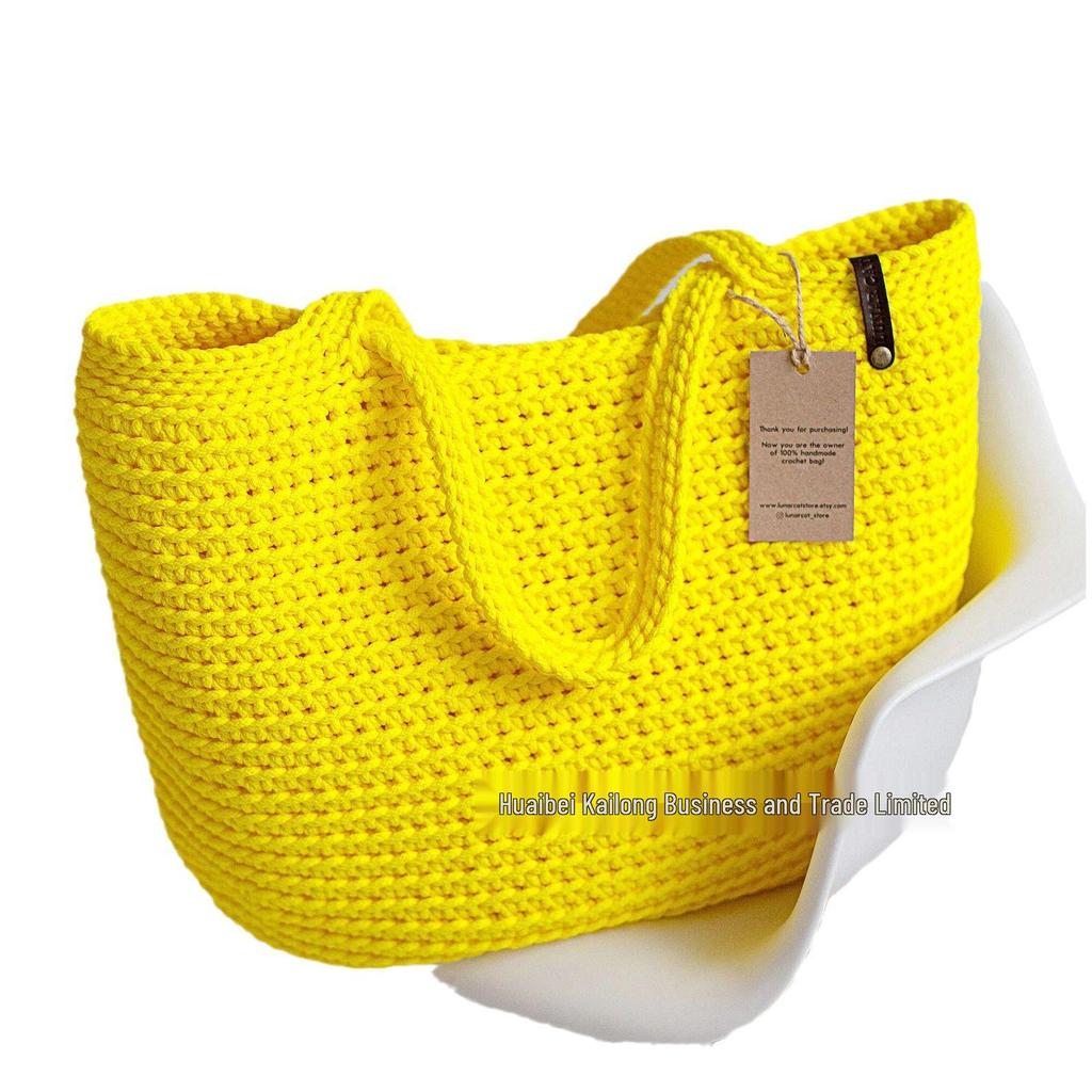 4mm Cotton-Polyester Crochet Cord for DIY Hand-Knitted Bags and Weaving