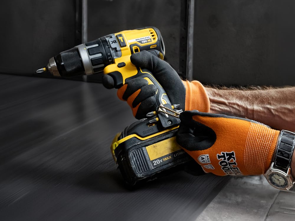 Suport Stealth Mount pentru biți scurți pentru DeWalt (Pachet de 2) Galben BH-DW-S-YLW-2