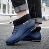 Man Shoes Low Short Warm Ankle Rain Boots for Men Chef Kitchen Cooking Winter Big Size Galoshes City Original  Mud Outdoor