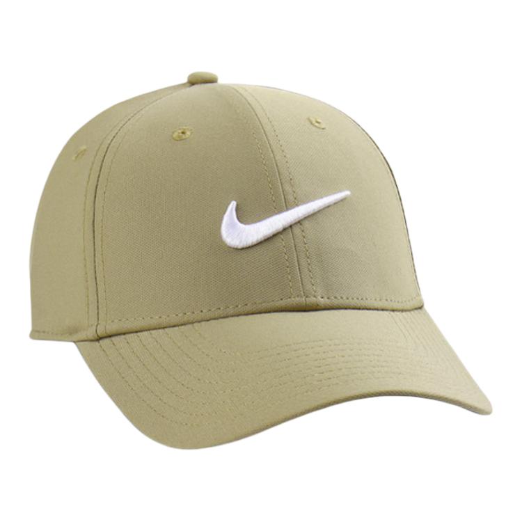 Nike Logo Design Recycled Polyester Cap Unisex Cap Khaki FB5625-247