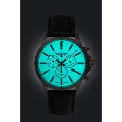 Fliegeruhr BAUHAUS AVIATION Braun [Bauhaus] 2880-5QZ Herren