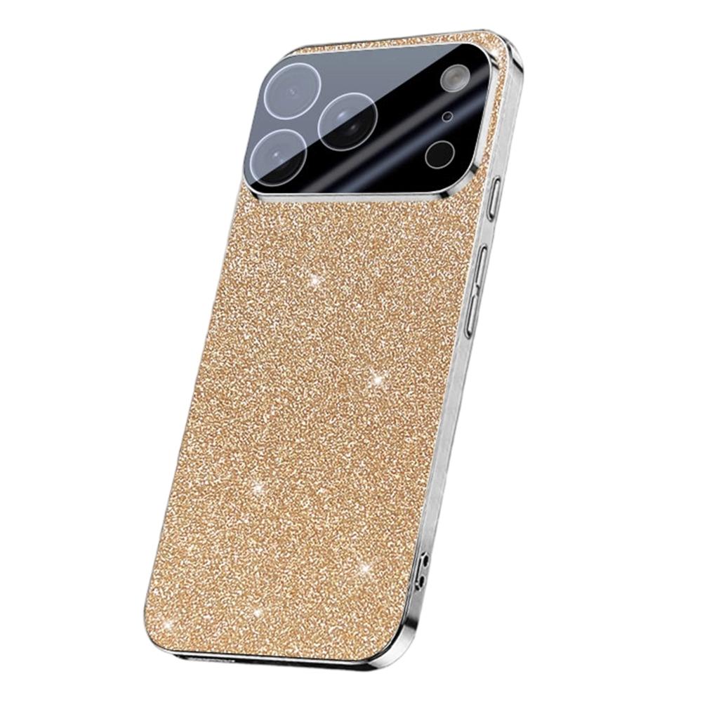 For iPhone 17 Pro Case Sparkling Starlight Glitter Electroplated Shockproof PC + TPU Phone Cover