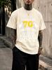 2026 New Pure Cotton Tshirt It Took 70 Years To Look This Handsome Birthday Slogan Print Crew Neck Short Sleeve Casual Top