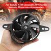 12V Motorcycle Cooling Fan Oil Cooler Engine Electric Radiator for Water Tank Radiator for ATV Beach Bike Honda Yamaha Suzuki