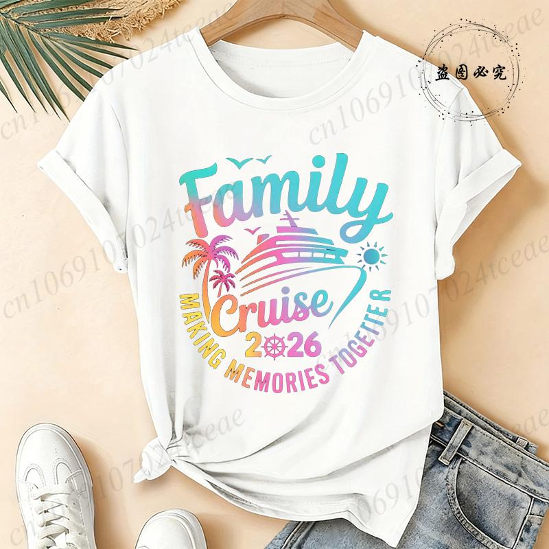 Family Cruise 2026 Shirt – Making Memories Together Tee T-Shirts,Matching Family Vacation Shirts, Cruise Trip Group T-Shirts
