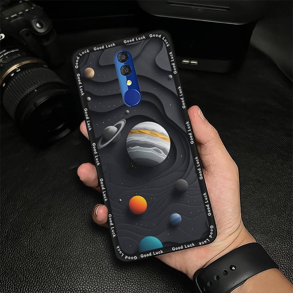 Waterproof Cover Phone Case For Alcatel 3 2019 Anti-knock Dirt-resistant Full Wrap Protective Anti-dust Silicone TPU