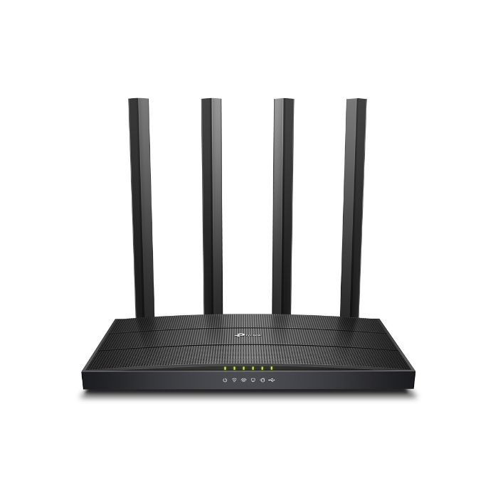 Tp-link Wifi Router Archer C6u Ac1200 Dual Ap 4x Glan Usb / 300 Mbps 2.4 / 5 Ghz 867 Directly Into the Wall Interior, Ap /