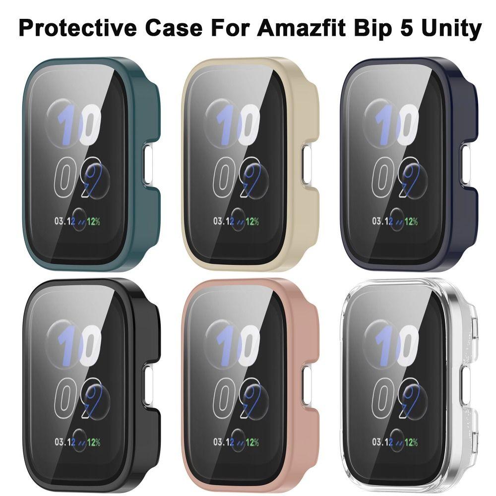 

PC+закаленный защитный чехол с защитой от царапин, новый защитный экран для Amazfit Bip 5 Unity