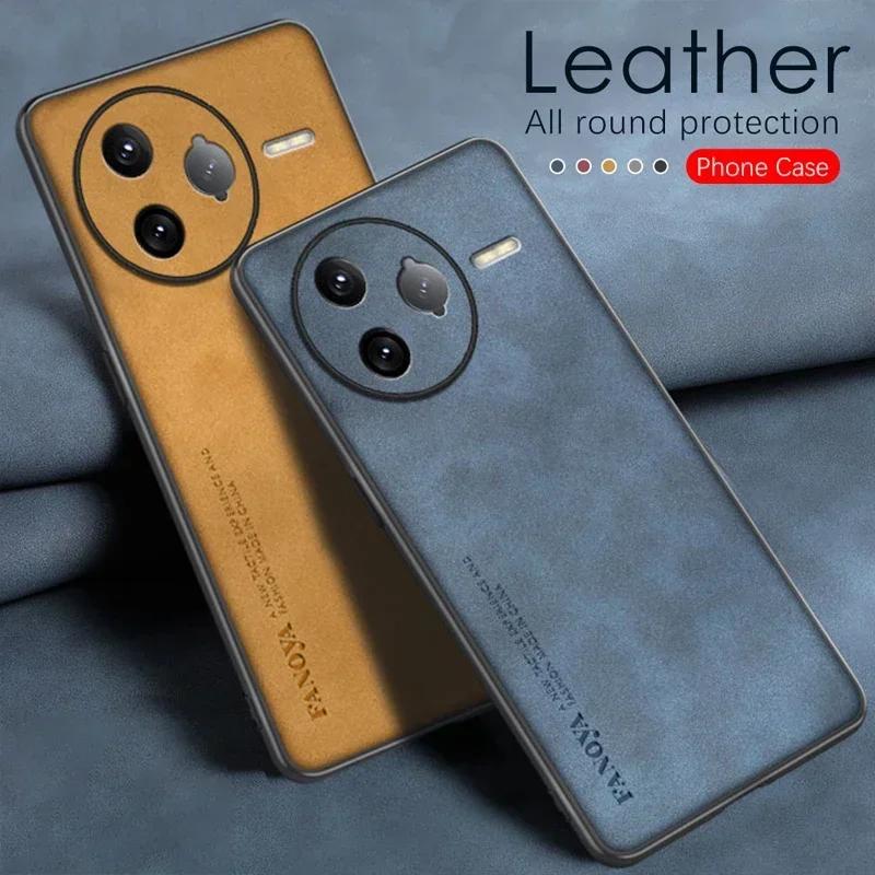 Do etui na telefon POCO F7 Ultra Plain PU Leather do POCO F7 Pro X7 Pro Matowe miękkie silikonowe etui odporne na wstrząsy