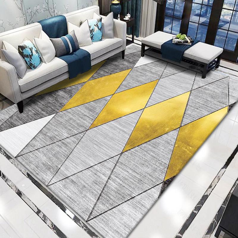 Style Living Room Carpet Floor Mat Simple Nordic Printed Carpet Bedroom Bedside Blanket Wholesale