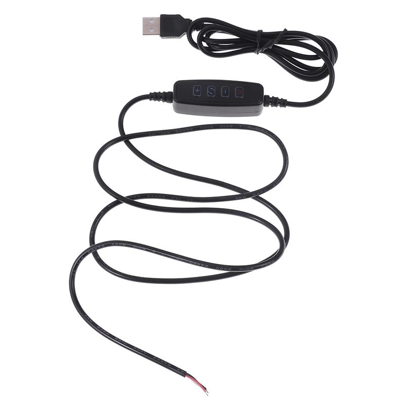 Usb napájecí kabel Multifunkční spínačový ovladač Usb plynulé stmívání 10rychlostní spínací řada Třítónové světlo
