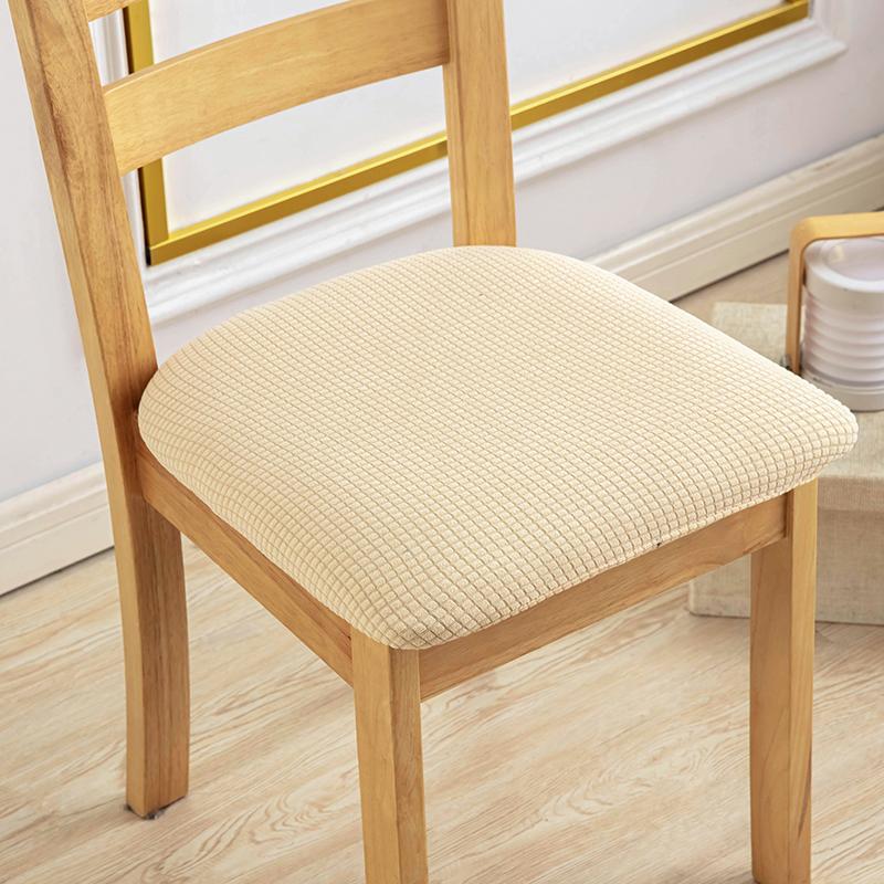1/2/4/6Pcs Resist Water Seat Covers For Dining Room Stretch Removable Washable Chair Seat Protector Cushion Slipcovers