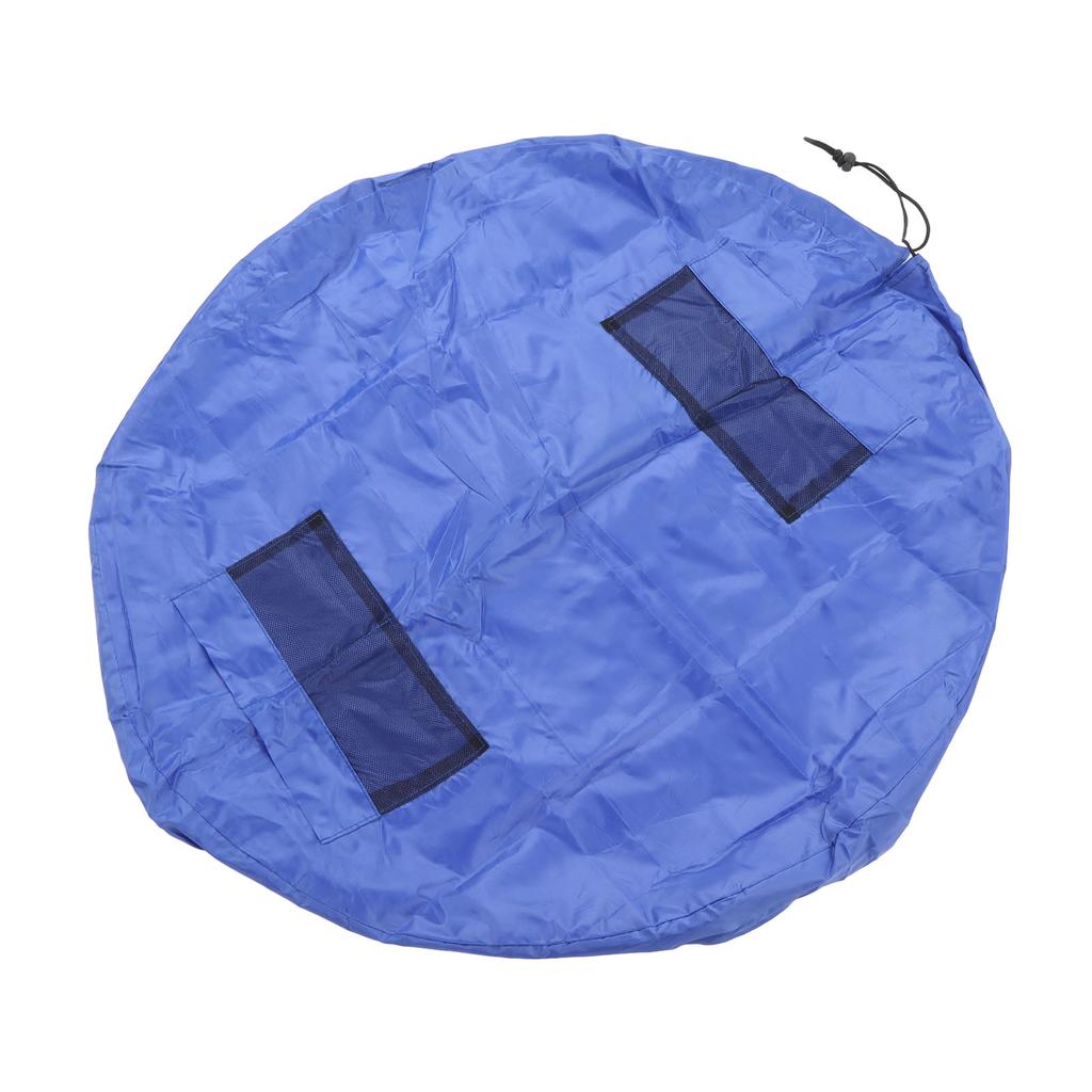 Toy Mat Storage Bag Polyester Waterproof Large Capacity Tear Resistant Multifunctional Drawstring
