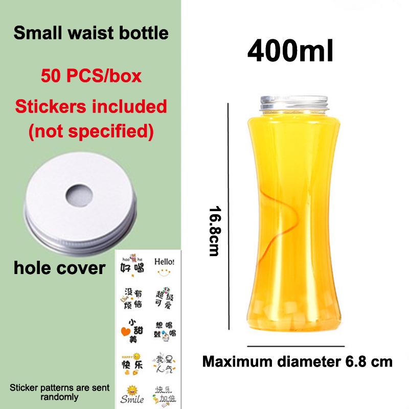 1 Adet Taşınabilir Sütlü Çay İçme Şişesi İçecek Şişesi Plastik Su Bardakları Şeffaf Çay Kahve Şişesi Meyve Suyu İçecek Şişeleri