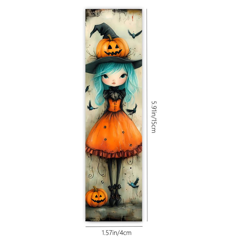 32pcs, quirky Halloween bookmarks, back-to-school season, Christmas, Halloween, suitable for teachers, readers, birthday gifts.