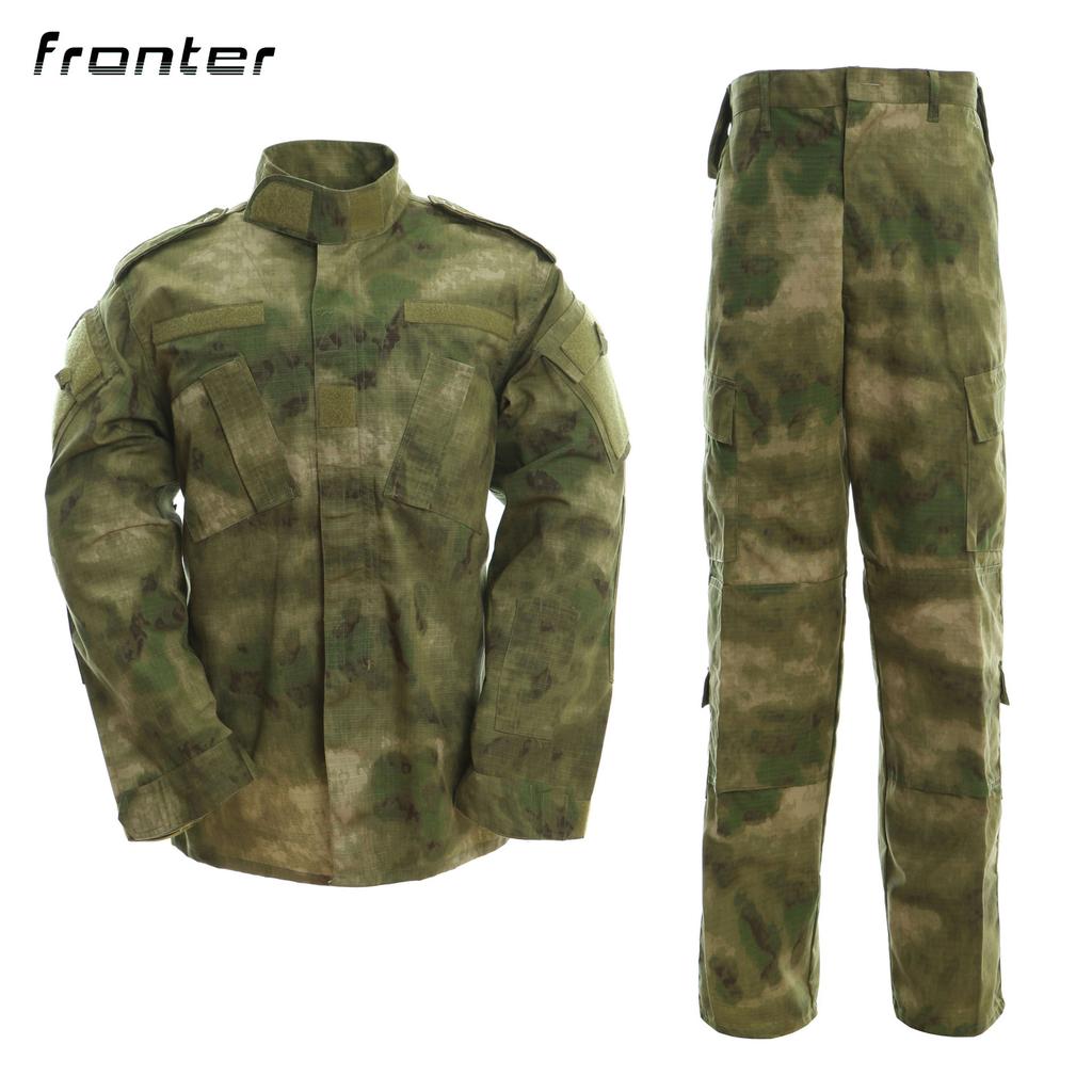 Fordan ACU second generation foreign camouflage kit + outdoor scratch resistant training clothing for camouflage enthusiasts