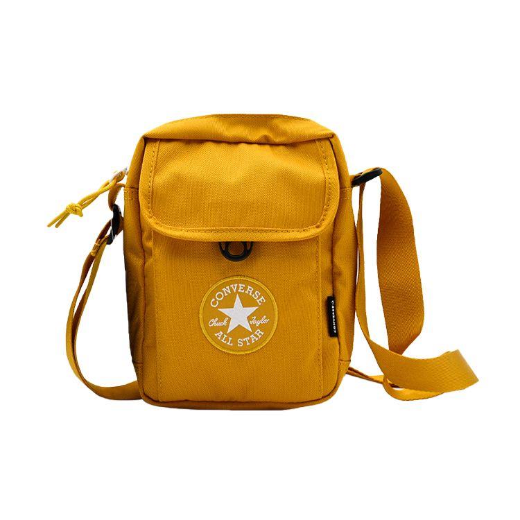

Converse Logo Zipper Closure Polyester Shoulder Bag Crossbody Bag Regular Unisex Couple Style Yellow Unisex bags 10019909-A10 Yellow