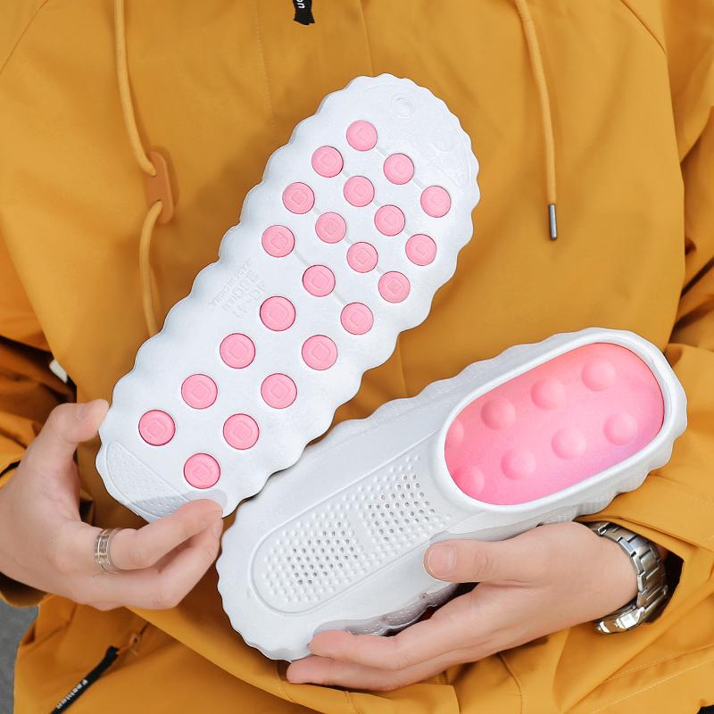 Zapatos de Deslizamiento Nuevos Unisex Eva Alta Calidad Felpa Confort Baño Interior Antideslizantes Sandalias para Mujer Dormitorio Casa Original Diseño Diario