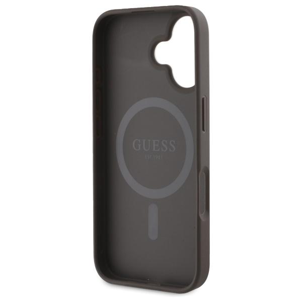Guess Guhmp16Sg4Gfrw Iphone 166.1 Brązowy/Brown Hardcase 4G Ring Classic Logo Magsafe