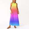 Women's Casual And Fashionable Round-neck  Sleeveless  Mid Length Dress