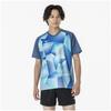 Table Tennis Game Short JTTA Tanager Size M Shirt, Sleeve, V-Neck, Unisex, Moisture-Wicking, Quick-Drying, Certified, 82JAA001, Turquoise,
