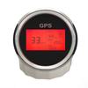 ELING 3 3/8" 85mm Digital GPS Speedometer LCD Speed Gauge Odometer Course Mileage Adjustable 7 Backlights for Boat Snowmobile Car Motorbike Truck