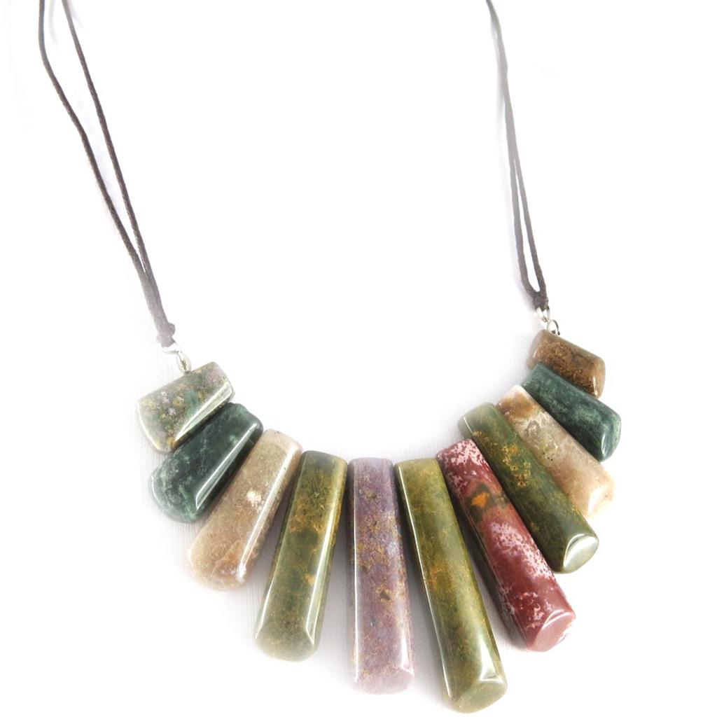 Les Trésors De Lily [K7300] - Collier 'Minéralia' agate