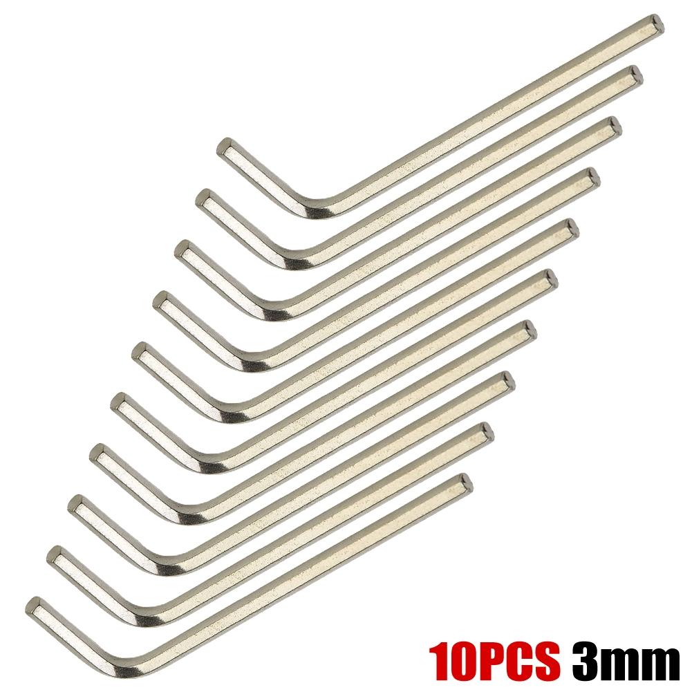Convenient 10pcs L Type Hex Wrench Kit with Different Sizes for Any Task