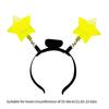 New Year Star Christmas Hair Hoop Fashion Statement Karaoke Party Star for Christmas Stage Photo Props