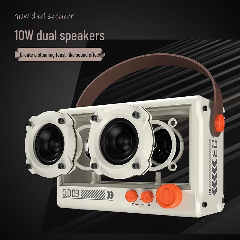 Bach Johann QD03 Wireless KTV Bluetooth Speaker with Microphone CN Plug (adapter Included) (CN Version)