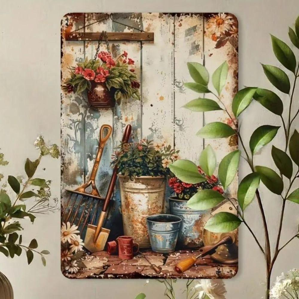 Retro Tin Metal Signs Decor Wall Art Vintage Plaque For Home Office Garage