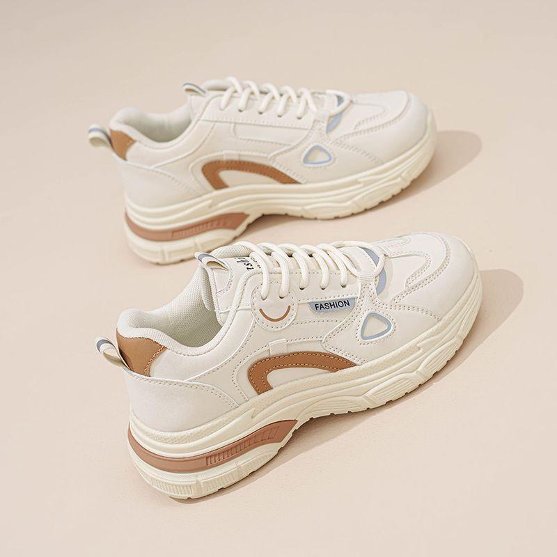 Fashion Sports shoes 2025 spring breathable student board shoes new casual white shoes versatile ins trendy shoes for women