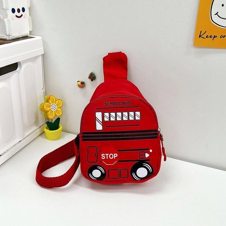 Trendy Car-themed Chest Bag For Toddlers Cool Nylon Crossbody Bag For Boys And Girls