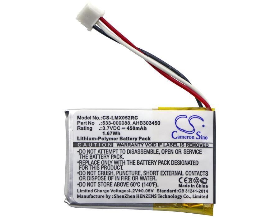 

Аккумулятор для беспроводной мыши Cameron Sino, 450 мАч для Logitech M-RO052, MX Anywhere 2, MX Master, MX Master 2, MX Master 2s, MX Master 3